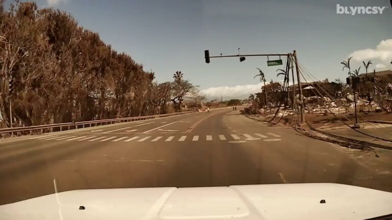 Image of Lahaina Maui Hawaii after the 2023 wildfires